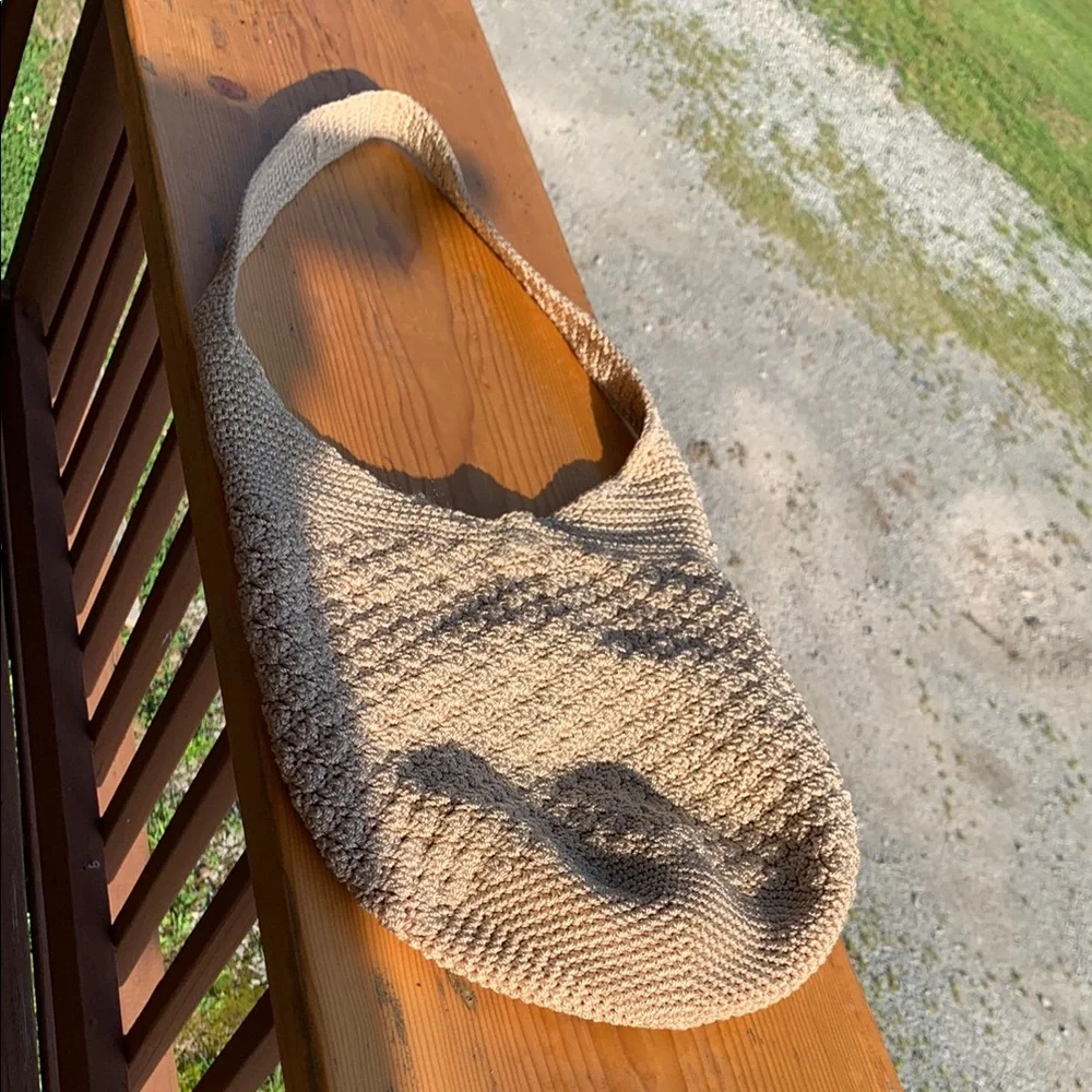 Classics The Sac Hobo Crochet Bag in cream color - Picture 2 of 10